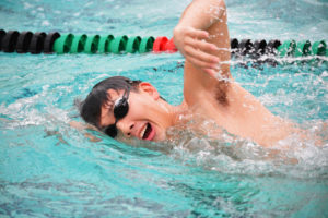 Two-time 200- and 500-meter freestyle state champion Mark Kim values team accomplishments over his own. The Camas High School senior looks forward to joining the Army college swimming team next winter. 