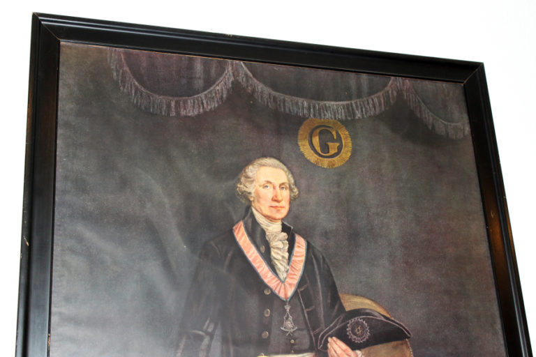 Thousands of the world&#039;s most powerful men have also belonged to the &quot;Family of Freemasons,&quot; including this nation&#039;s first president, George Washington, pcitured here in a portrait inside the Washougal-based North Bank masonic lodge.