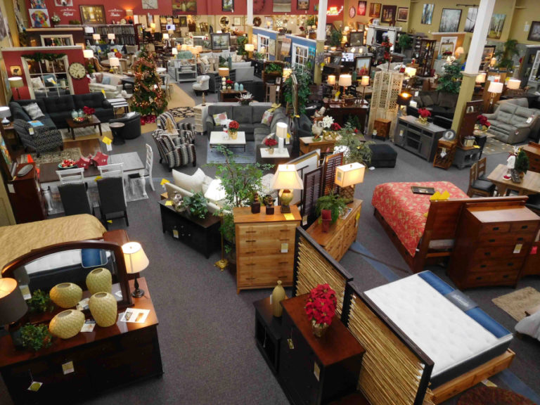 One Stop Home Furnishings, a 63-year-old business in Camas, sells sofas, recliners, mattresses, dressers and dining room sets.