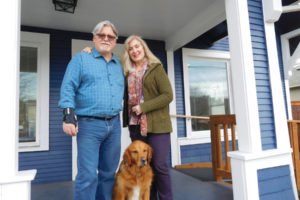 Dave and Deanna DePonceau, along with their official office greeter, Sophie, work in a remodeled 1920s-era, craftsman-style house in downtown Camas. Dave owns DePonceau & Associates Certified Public Accountant & Business Advisors, a practice that provides tax preparation and planning services for businesses, estates, trusts and individuals. 