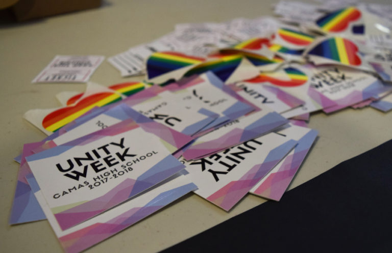 Students from eight Camas High School clubs came together for Unity Week March 26 through March 30. The goal for the week was to expose students to the clubs at the high school and open conversation about diversity.
