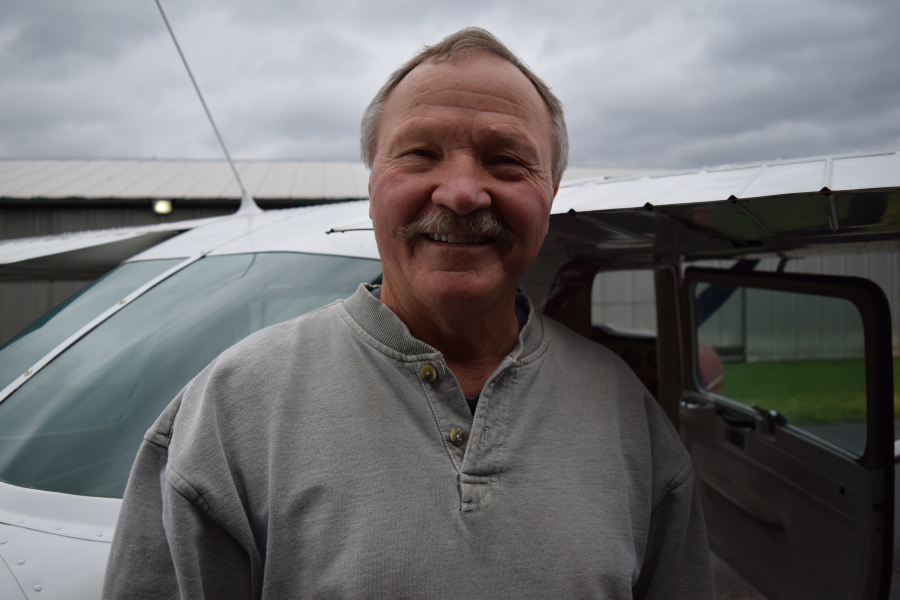 Dennis Kozacek, 69, is one of two part time flight instructors at ATC Camas. Kozacek started to fly private aircrafts when he was 19 years old and went on to be a pilot in the U.S. Navy for 20 years eventually retired after 31 years flying for FedEx. (Tori Benavente/ Post-Record)