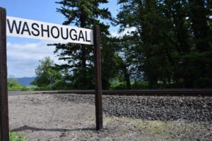 The railroad tracks near George Schmid Memorial Park where a 15-year-old boy had his leg severed by a train moving about 3 mph on Wednesday, May 16. 