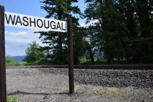 The railroad tracks near George Schmid Memorial Park where a 15-year-old boy had his leg severed by a train moving about 3 mph on Wednesday, May 16. 