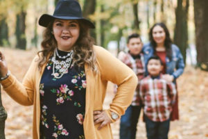 Luz Guitron-Lopez (left) is pictured here with her three school-aged children. Guitron-Lopez, 35, a well-known cook, was found dead in her Camas home on March 18. (Contributed photo courtesy of Guitron-Lopez family)