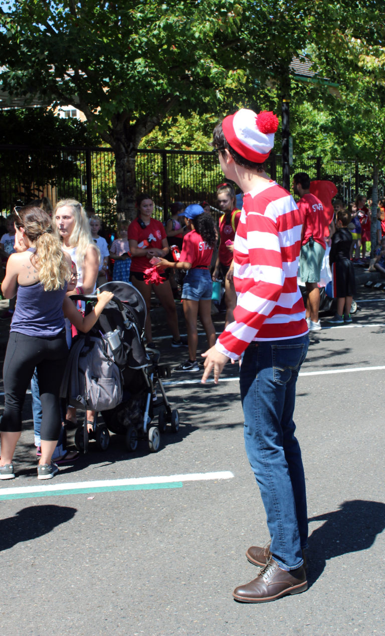 We found "Waldo," 14-year-old Sam Underwood, at the 2018 Camas Days Kids Parade on Friday, July 27, in downtown Camas.