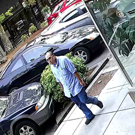 (Contributed photo)
A man in his 30’s, seen in surveillance photos, allegedly took two rings from Runyan’s Jewelers, 327 N.E. Fourth Ave., Camas, Thursday, Aug. 16, before 5:30 p.m., and left the store without paying for them. Camas police are seeking assistance with identifying the suspect.
