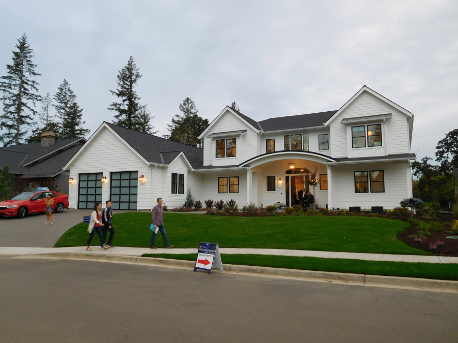 People tour Camas luxury homes, including "The Arcadia" (pictured), in The Parklands at Camas Meadows, during the NW Natural Parade of Homes, Sept. 21. The Building Industry Association of Clark County produced the two-week event, which concluded Sunday, Sept. 23. The 2019 NW Natural Parade of Homes also will be held in Camas, at Dawson's Ridge. 