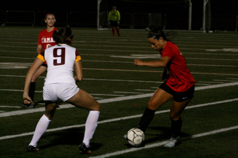 Maddie Kemp&#039;s soccer skills were on full display during the Papermaker&#039;s 10-3 victory over Prairie High on Tuesday, Sept.