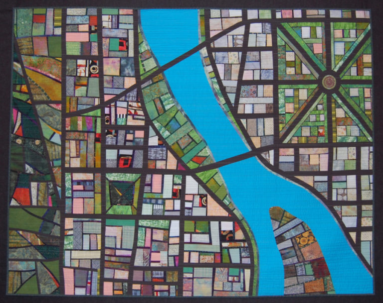 &quot;Portlandia&quot; quilt by Mary Kay Price