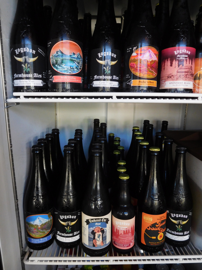 Bottles of Logsdon Farmhouse Ales beer can be purchased at Alex Smokehouse, 1834 Main St., Washougal.