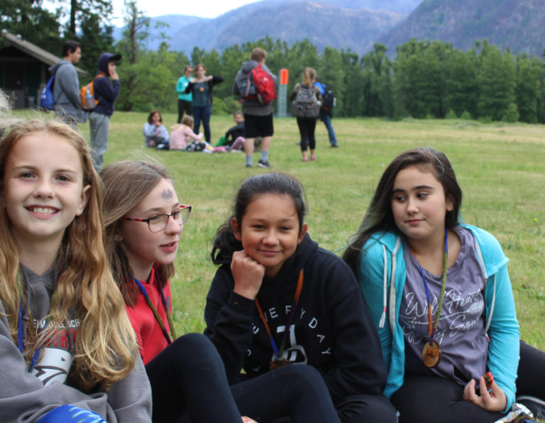 Canyon Creek Middle School students participate in the Friends of the Gorge Explore the Gorge program at Beacon Rock in June 2018. The Explore the Gorge program is partially funded through a $5,000 grant from the Camas-Washougal Communty Chest.