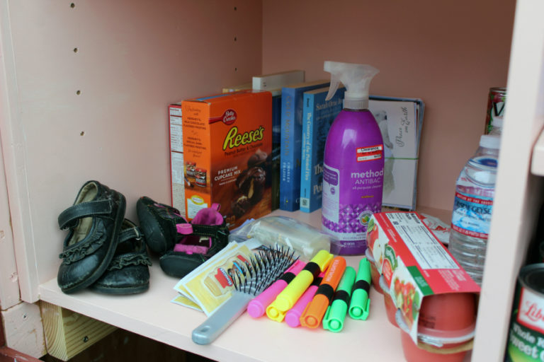 Gently used children&#039;s shoes, books, boxed desserts, cleaning and art supplies and unused toiletries are some of the things neighbors recently donated to the Blessing Box at St. John&#039;s Presbyterian Church in Camas.