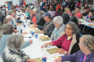 (Post-Record file photo) Generations of Camas-Washougal families gather at the Turkey Carnival in November 2015. The 87th annual event will be held from 7 p.m. to midnight, Friday, Nov. 16, and Saturday, Nov. 17, at Camas-Washougal Fire Station 43, 1400 “A” St. Proceeds from the event will purchase equipment to be used by the department’s volunteer firefighters.
