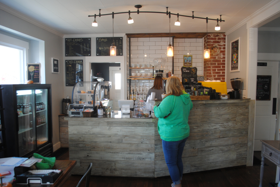 Hidden River Roasters on Northeast Fifth Avenue in Camas won an award from the Downtown Camas Association for its interior improvements.