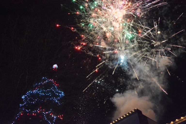 Hundreds of people came to downtown Camas in December 2017 to witness the Christmas tree lighting ceremony. The event featured shopping, singing, food, hot beverages, fireworks and snowfall.