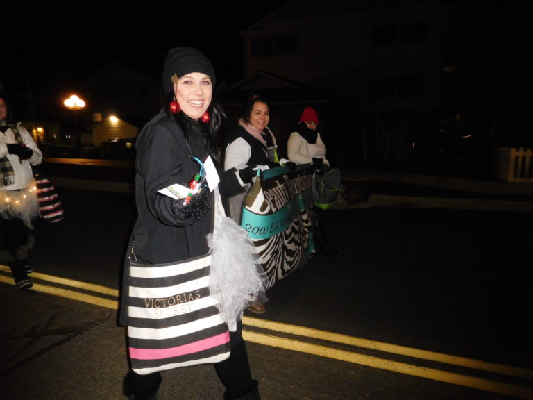 (Dawn Feldhaus/Post-Record) Beauty Temptations, of Washougal, participates in the annual Lighted Christmas Parade, presented by the City of Washougal and the Downtown Washougal Association, Dec. 6.
