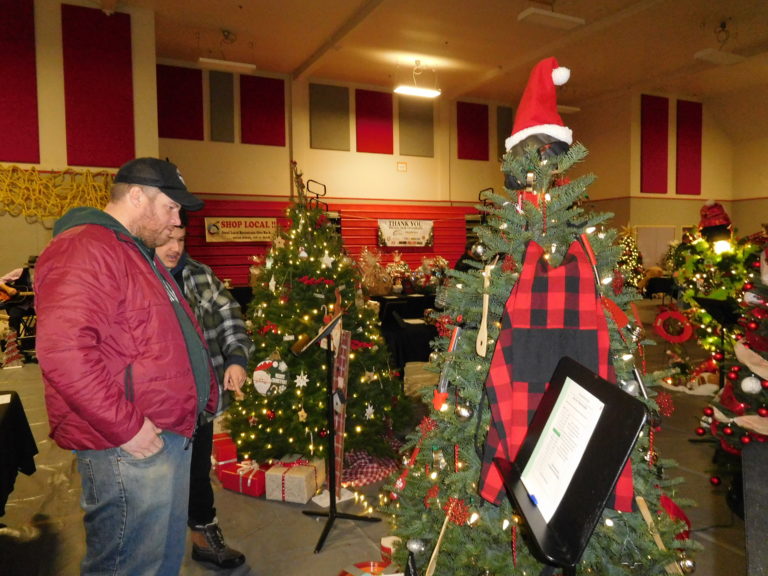 (Dawn Feldhaus/Post-Record) The Washougal Festival of Trees features a variety of decorated trees, Dec. 7 and 8, at Hathaway Elementary School. 
