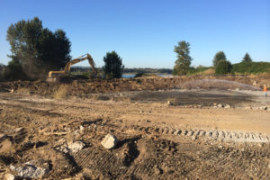 Several chemicals, including lead and mercury, were removed from the soil at the former Hambleton Lumber Company site, at 335 S. "A" St., Washougal, in 2014. The Port of Camas-Washougal is asking the state legislature to support a state program that paid for most of the cleanup. (Port of Camas-Washougal)