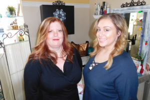 Kimberly Coe (left) and Rachel Reiser (right) recently joined the team at Glo Beauty Lounge, in downtown Washougal. They both provide haircuts and colors. Coe also offers beard trims, and Reiser also provides manicures, pedicures and facial waxing. 