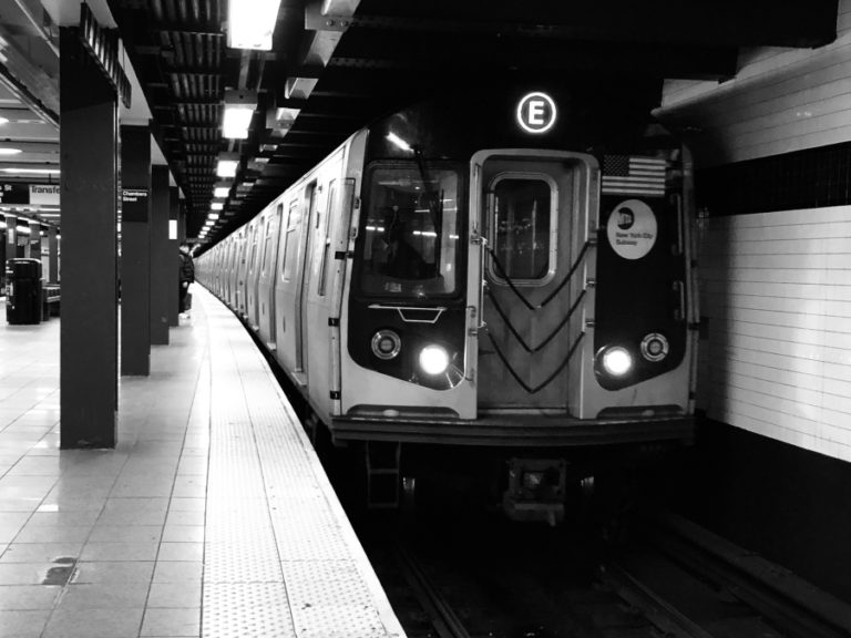 A New York City subway, photographed by Camas High School senior Emma Hahn.