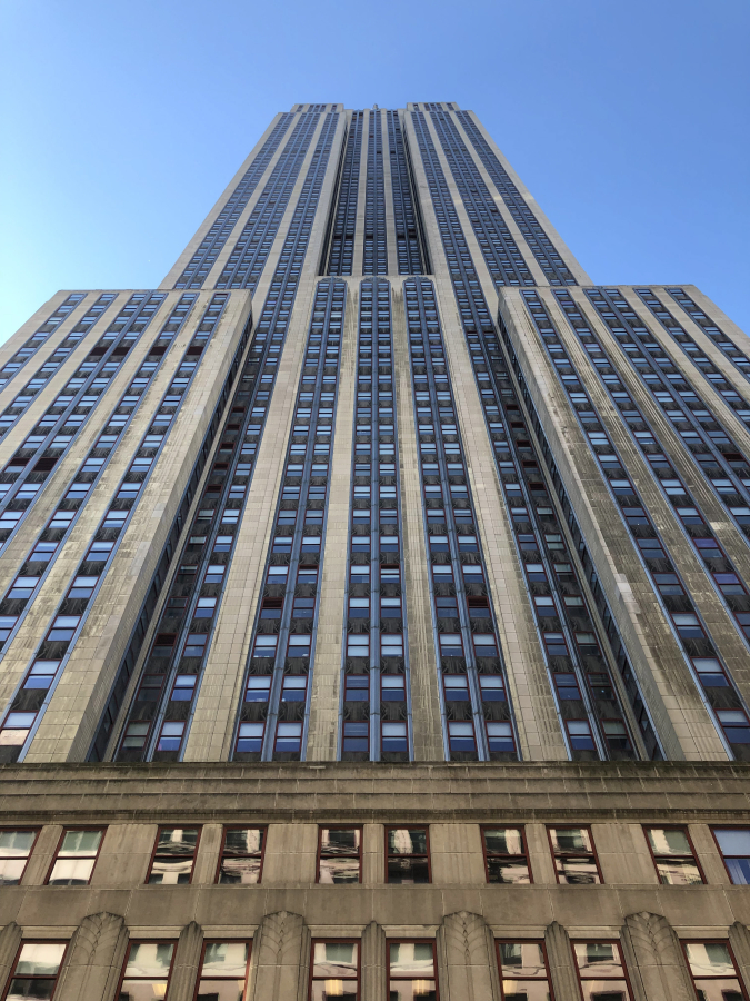 A view of a New York City building, photographed by Camas High School senior Emma Hahn.
