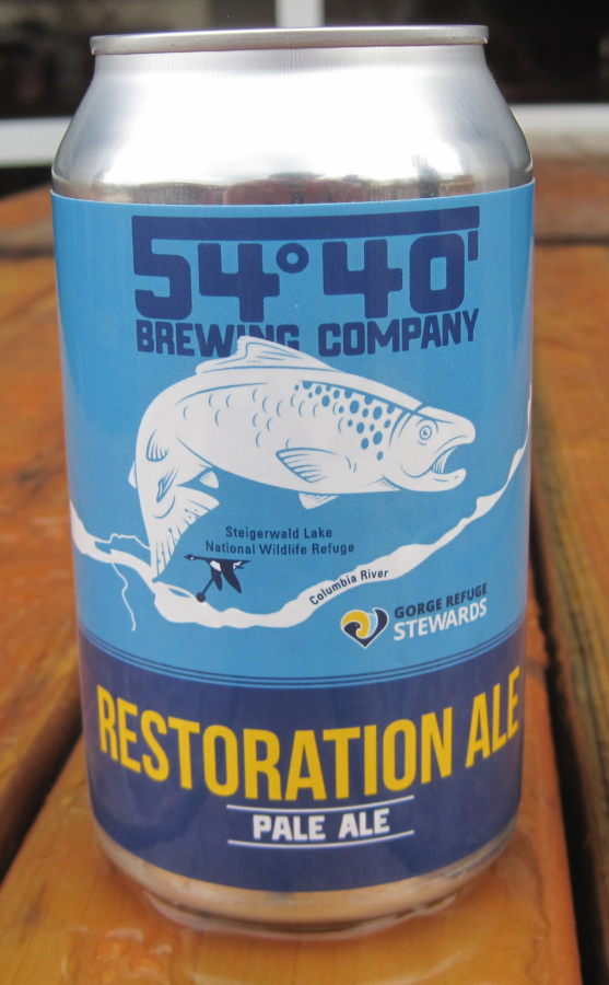 54-40 Brewing&#039;s Restoration Ale will raise funds for the Steigerwald National Wildlife Refuge Habitation Restoration and Flood Control Project.