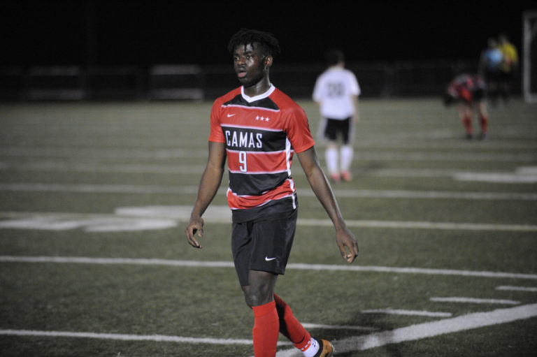 Leading the Papermakers in scoring this season is junior Dauda Woodruff who played for Camas as a freshmen, but went to a military boarding school in California last year.  He says he loves Camas and is happy to be home.