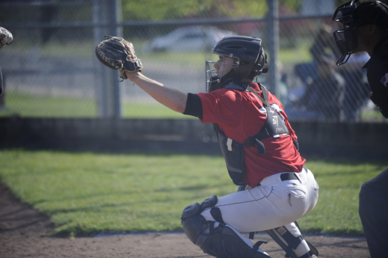 Senior catcher Grant Heiser has been clutch in both catching and hitting this season.