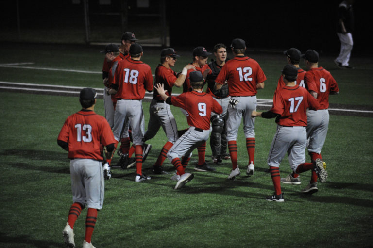 Jubilation as Camas punches a ticket to the state tournament with a 3-1 win over Auburn Mountainview at Propstra Stadium in Vancouver on May 7.