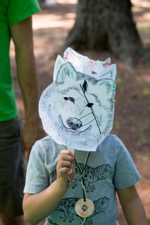 A child poses as &quot;a wild thing&quot; at a past Run Wild! event in Camas. TreeSong will host its fifth annual Run Wild! from noon to 5 p.m., Sunday, June 9, at Fallen Leaf Lake Park.