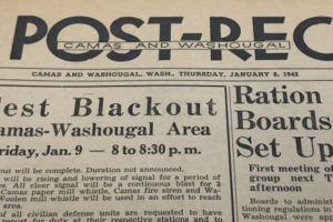 The top of the Jan. 8, 1942, front page.