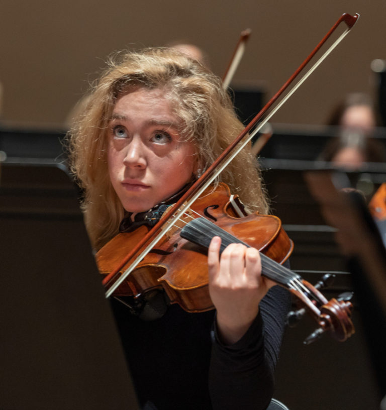 (Photo by Bev Standish, courtesy of Portland Youth Philharmonic) 
Camas High School senior Sophia Hansen, a violist, has been a member of the Portland Youth Philharmonic since 2011.