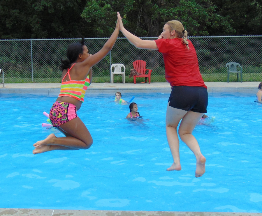 Youth in foster care can enjoy summer camp activities such as swimming, thanks to a nonprofit, faith-based group called Teen Reach Adventure Camp. Portland pianist Michael Allen Harrison will perform Thursday, June 20 in Vancouver at a concert to benefit the newly formed Camas chapter of TRAC. (Contributed photo courtesy of Teen Reach Adventure Camp)