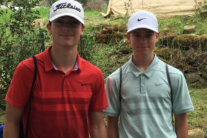 Eli Huntington (right) will join his older brother Owen on the Camas High School golf team this fall. (Contributed photo courtesy of Lee Huntington)
