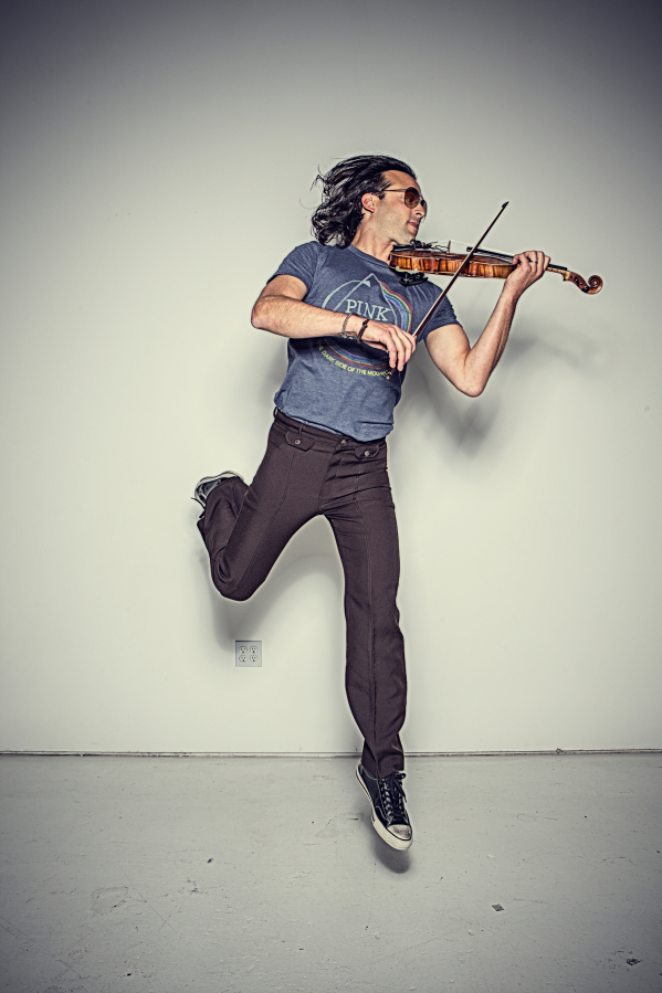Aaron Meyer will entertain crowds at Crown Park in Camas with his high-energy rock violin on Aug. 1, as part of the 2019 Summer Concerts in the Park series.