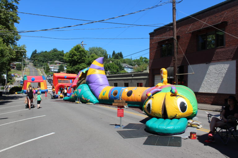 (Photo by Kelly Moyer/Post-Record) Scenes from the 2019 Camas Days Kids Street on Friday, July 26. 