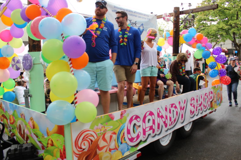The Camas Days Grand Parade, held Saturday, July 27, featured a "Candyland" theme.