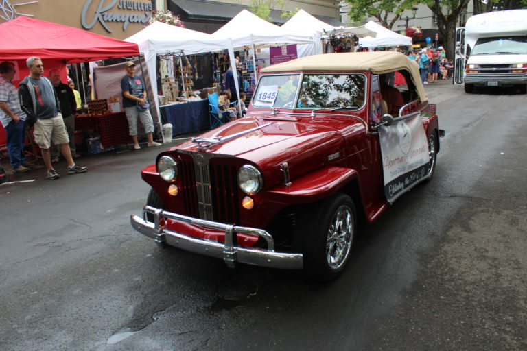 The Camas Days Grand Parade, held Saturday, July 27, featured a variety of classic automobiles.