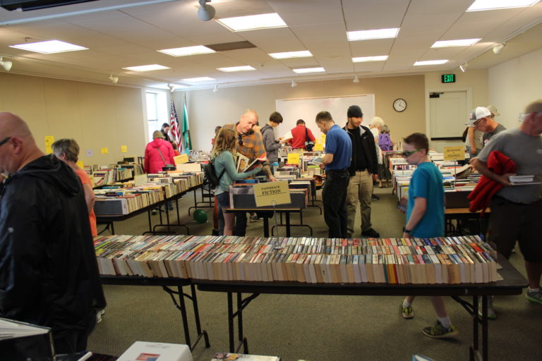 A book sale was held Saturday, July 27, at Camas Public Library.