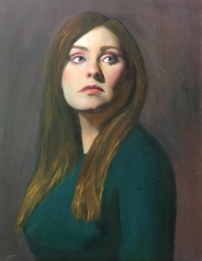 A classic oil-style portrait by Washougal resident Brenda Lindstrom, who will have paintings for sale at the Washougal Art Festival, to be held Saturday, Aug. 10, at Reflection Plaza in downtown Washougal.