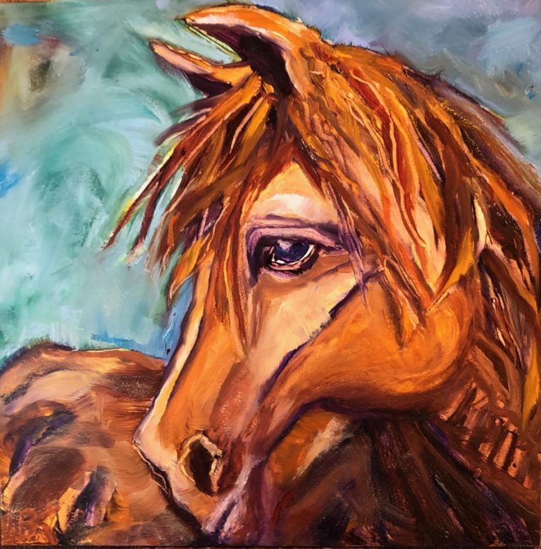 "Whiskey Jack," by Washougal resident Brenda Lindstrom, who will have paintings for sale at the Washougal Art Festival, to be held Saturday, Aug. 10, at Reflection Plaza in downtown Washougal.