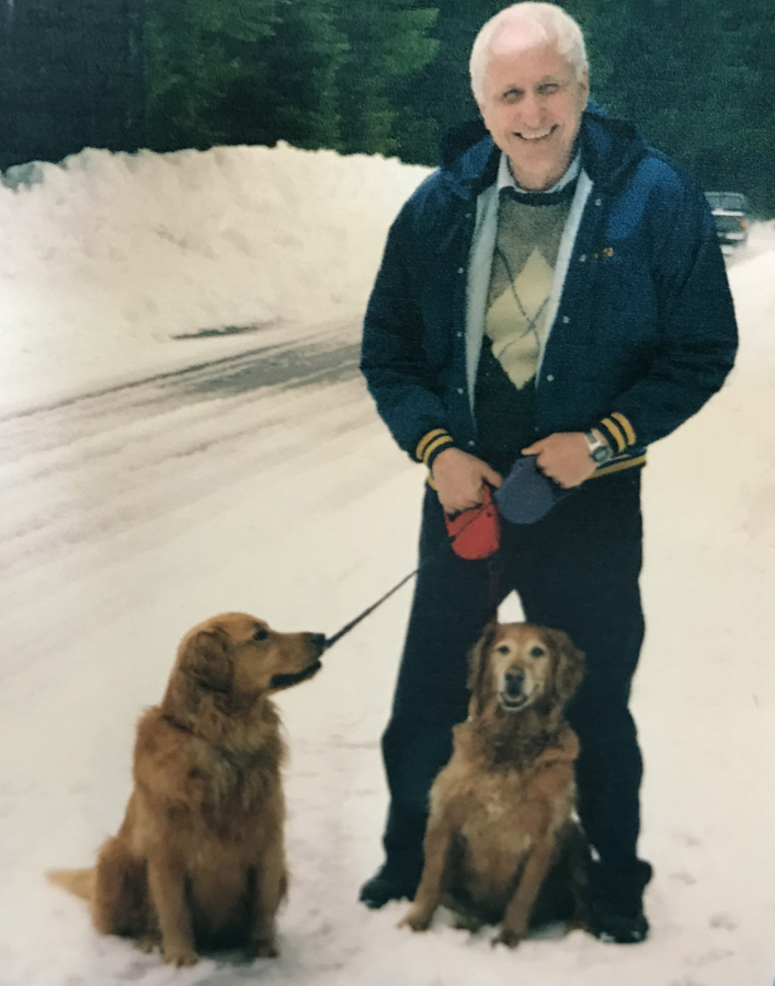An avid walker, George Cass could be found most days walking his dogs along the Columbia River Dike Trail.