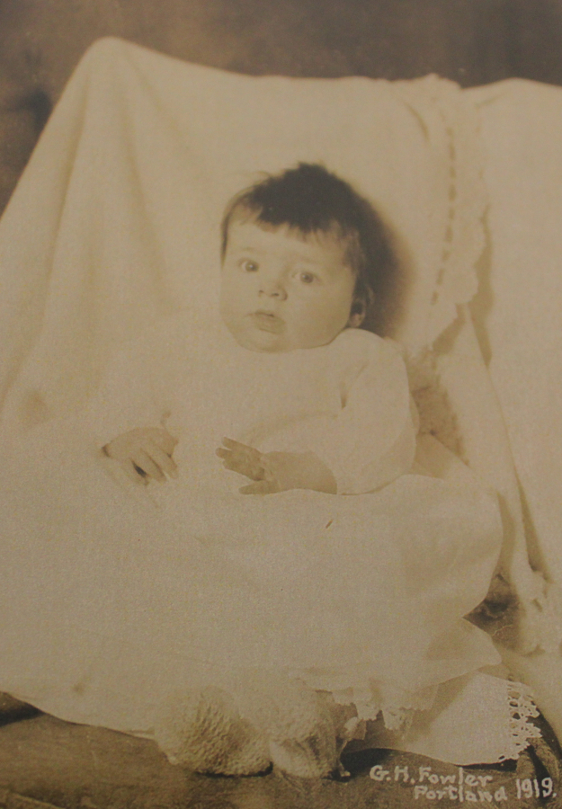 Cay Knapp Smith is pictured here as an infant in 1919.