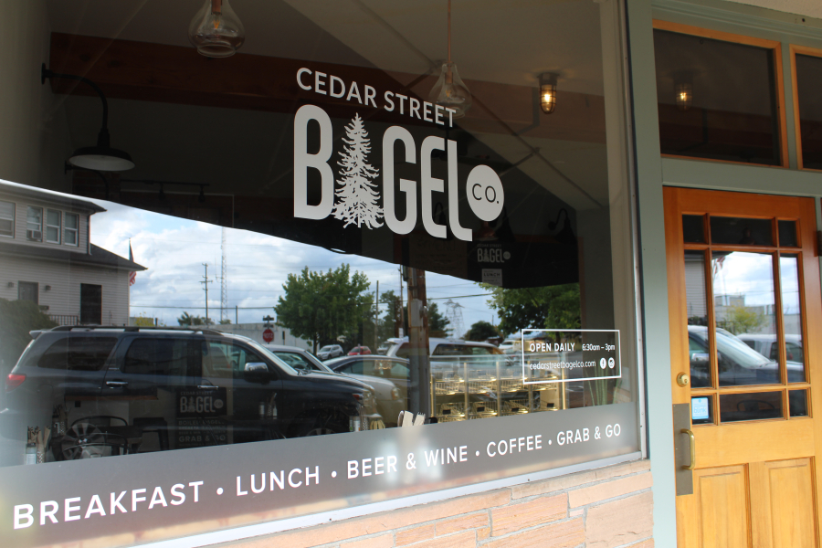 Cedar Street Bagel Company opened this week in downtown Camas, and is open from 6:30 a.m. to 3 p.m. daily.