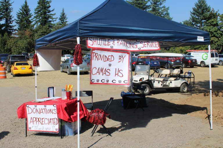 (Photo by Kelly Moyer/Post-Record) The Camas High School Grad Night committee is providing shuttle services for a donation at the 2019 NW Natural Parade of Homes in Camas' Dawson's Ridge. The home tour runs 10 a.m. to 7 p.m. Wednesdays through Sundays, now through Sept. 22.