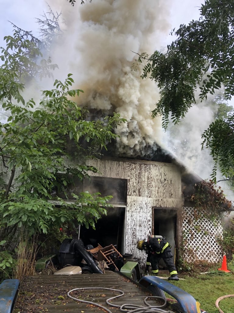 Washougal garage damaged by fire CamasWashougal PostRecord