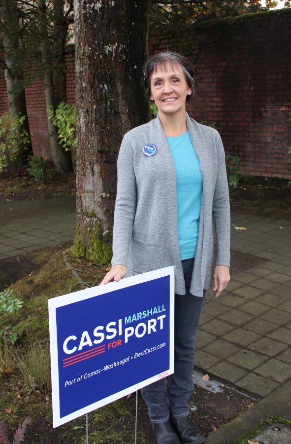 Cassi Marshall is running for the Port of Camas-Washougal's No. 2 commissioner position.