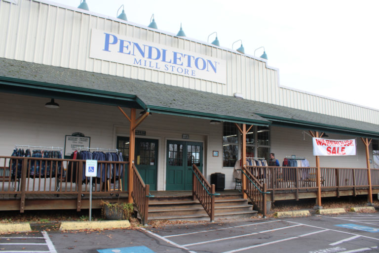 (Post-Record file photo) The Pendleton Mill Store in Washougal pictured in November 2019. The mill store and 108-year-old Pendleton woolen mill are located at 2 Pendleton Way in Washougal. The company confirmed today that a mill employee has tested positive for COVID-19.