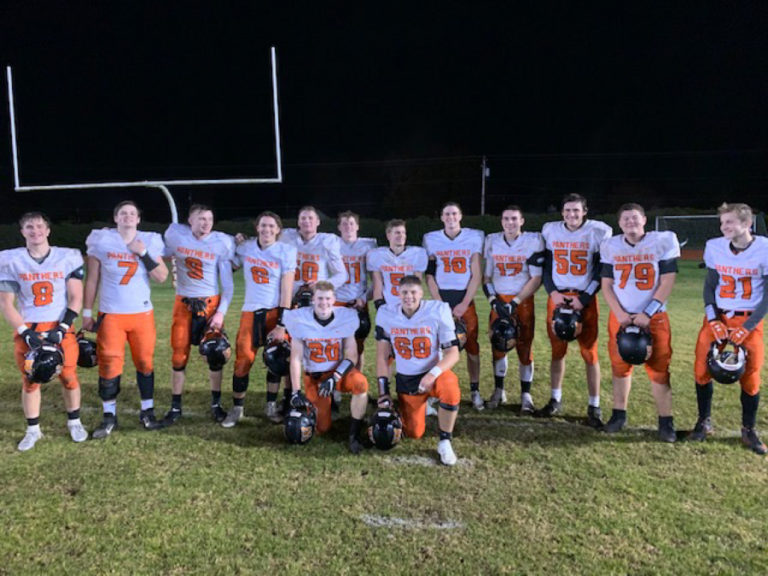 Submitted photo courtesy of Washougal High School 
 Washougal High School football players pose for a photograph after beating W.F. West High School on Nov. 8 to earn the program&#039;s first state tournament berth since 1999. (Post-Record file photo)